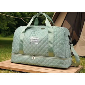 Women's Unbranded Duffle Bag Medium Green Travel